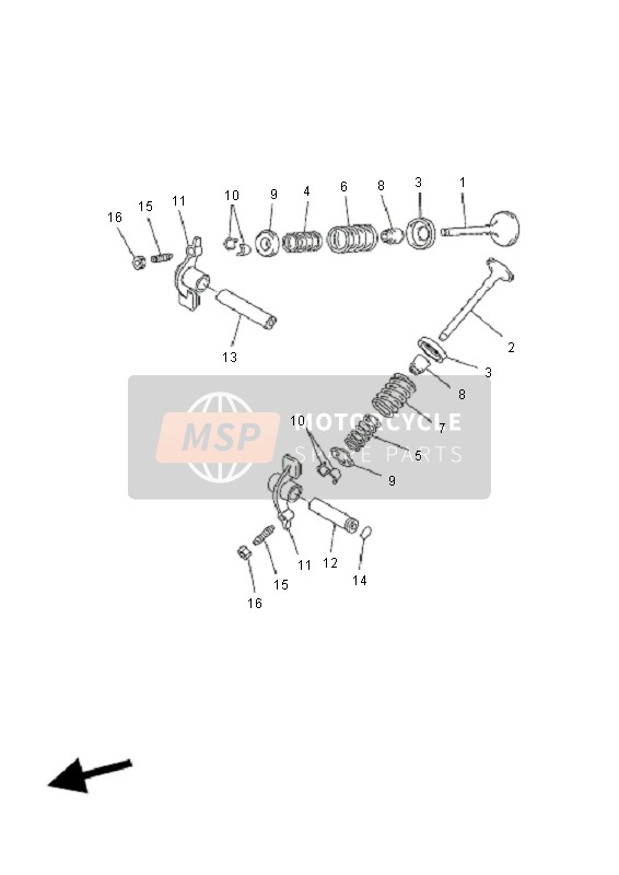 Yamaha YP250RA X-MAX 2011 Valve for a 2011 Yamaha YP250RA X-MAX